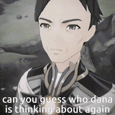 Man Asking Who Dana Is Thinking About Again GIF