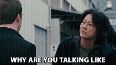 Man Asking Why Are You Talking Like GIF