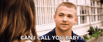 Man Asking Woman Can I Call You Baby GIF