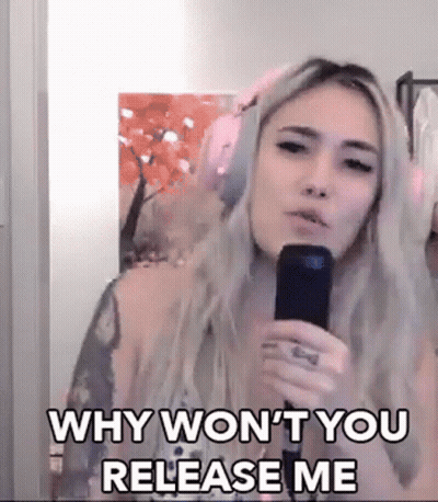 Man Asking Woman In Sunglasses About Bad Day Dying GIF