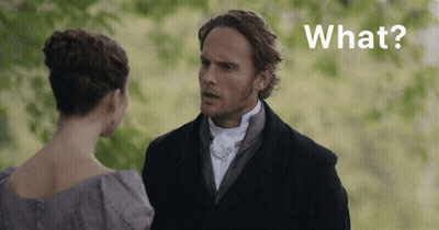 Man Asking Woman What GIF