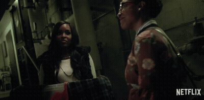 Man Asking Woman What Are You Doing Netflix GIF