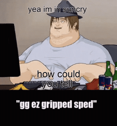 Man At Computer Asking How Could You Tell GIF