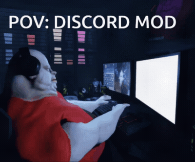 Man At Computer Pov Discord Mod GIF