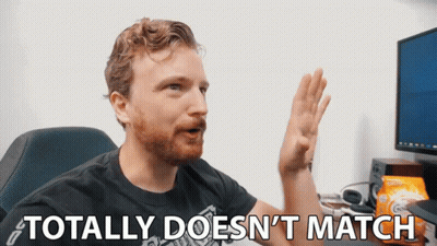 Man At Computer Saying Totally Doesn't Match GIF