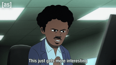 Man At Computer This Just Gets More Interesting GIF
