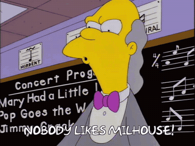 Man At Concert Program Sign GIF