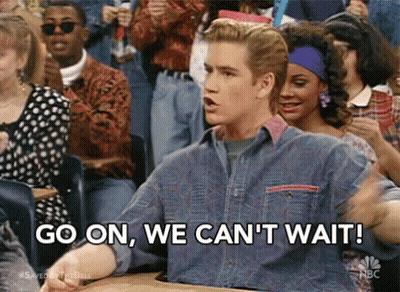 Man At Desk Saying Go On We Can't Wait GIF