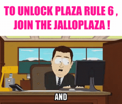 Man At Desk To Unlock Plaza Rule 6 Join Jalloplaza GIF
