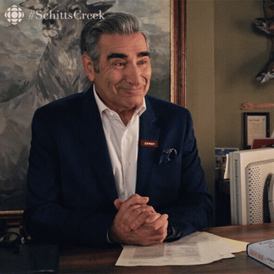 Man At Desk With Name Tag Johnny GIF