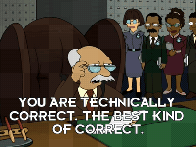 Man At Desk You Are Technically Correct GIF