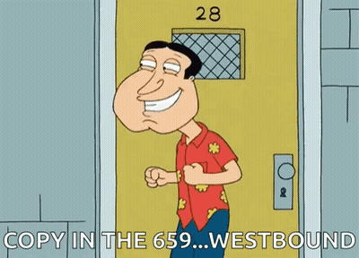 Man At Door Copy In 69 ... Westbound GIF