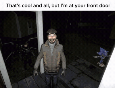 Man At Door Saying That's Cool And All GIF
