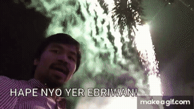Man At Fireworks Hape Nyo Yer Ebriwan GIF