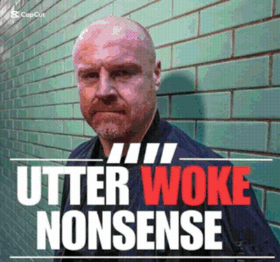 Man At Green Brick Wall Utter Woke Nonsense GIF