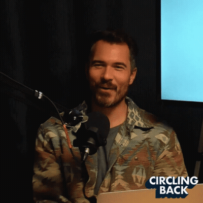 Man At Microphone Circling Back GIF