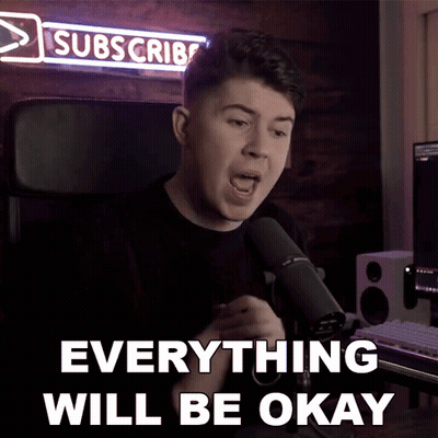 Man At Microphone Everything Will Be Okay GIF