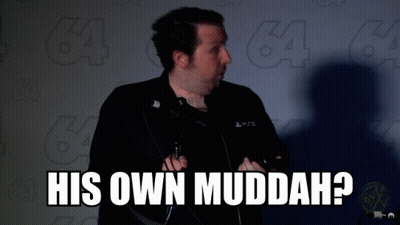 Man At Microphone His Own Muddah GIF
