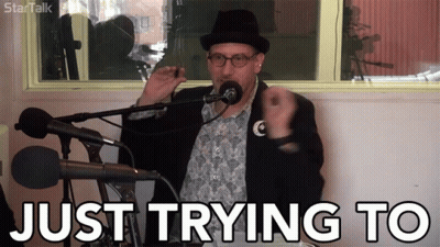 Man At Microphone Just Trying To GIF