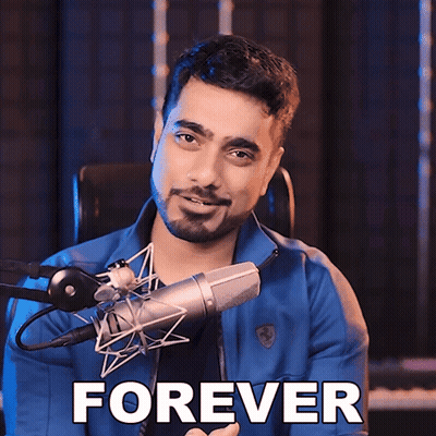 Man At Microphone Saying Forever GIF