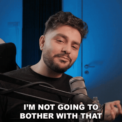 Man At Microphone Saying I'm Not Going To Bother GIF