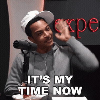 Man At Microphone Saying It's My Time Now GIF