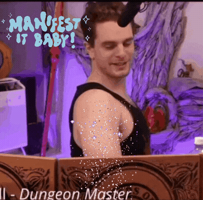 Man At Microphone Saying Manifest It Baby GIF