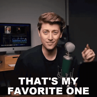Man At Microphone Saying That's My Favorite One GIF