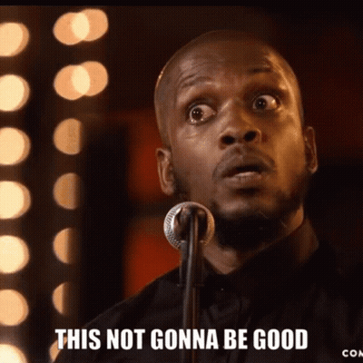 Man At Microphone Saying This Not Gonna Be Good GIF