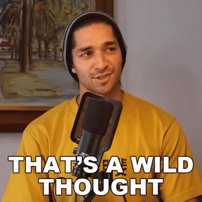 Man At Microphone Saying Wild Thought GIF