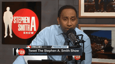 Man At Microphone Stephen Smith Show Sign GIF