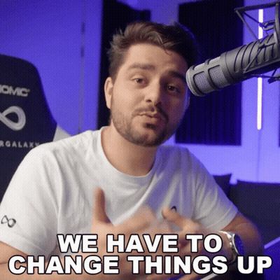 Man At Microphone We Have To Change Things Up GIF