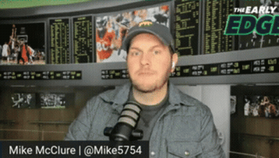 Man At Microphone With Name Mike McClure GIF