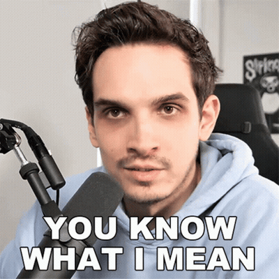 Man At Microphone You Know What I Mean GIF