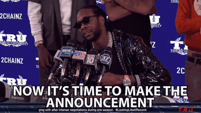 Man At Microphones Now It's Time To Make The Announcement GIF