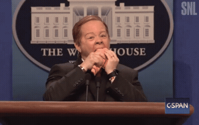 Man At Podium In Front Of White House Sign GIF