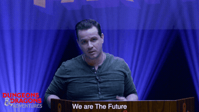 Man At Podium Saying We Are The Future GIF