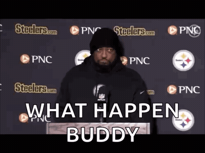 Man At Podium Saying What Happen Buddy GIF
