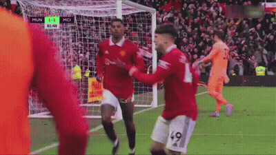 Man At Soccer Field With Fox 2 Sign GIF