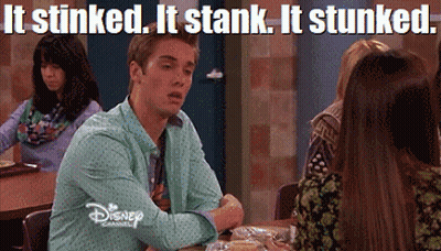 Man At Table Saying It Stunked It Stank It Stunked GIF