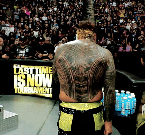 Man At The Last Time Is Now Tournament Sign GIF
