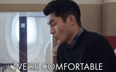 Man At Whiteboard Says We're Comfortable GIF
