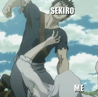 Man Attacked By Another Man Sekiro Me GIF