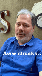 Man Aww Shucks GIF