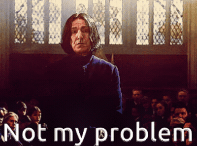 Man Before Crowd Not My Problem GIF