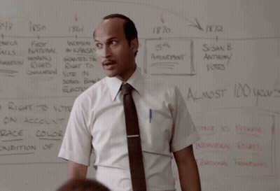 Man Before Whiteboard Saying There He Is GIF