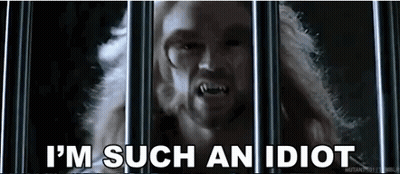 Man Behind Bars Saying Im Such An Idiot GIF