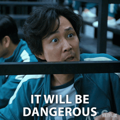Man Behind Bars Saying It Will Be Dangerous GIF