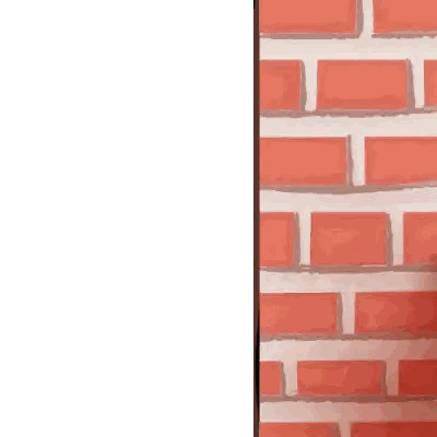Man Behind Brick Wall Sticker
