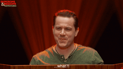 Man Behind Podium Dungeons & Dragons Adventures GIF